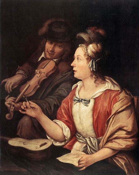 Frans van Mieris The Music Lesson